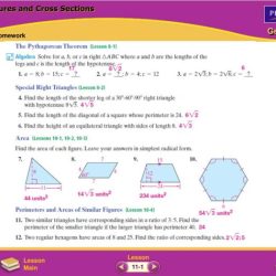 Worksheets geometry cross sections answers tests access mathworksheetsland lesson